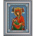 Рисунок на ткани для вышивания бисером ТМ КОНЁК "Богородица Млекопитательница"